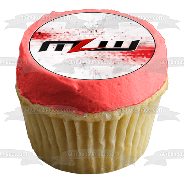 Mlw Major League Wrestling Logo Edible Cupcake Topper Images ABPID56003