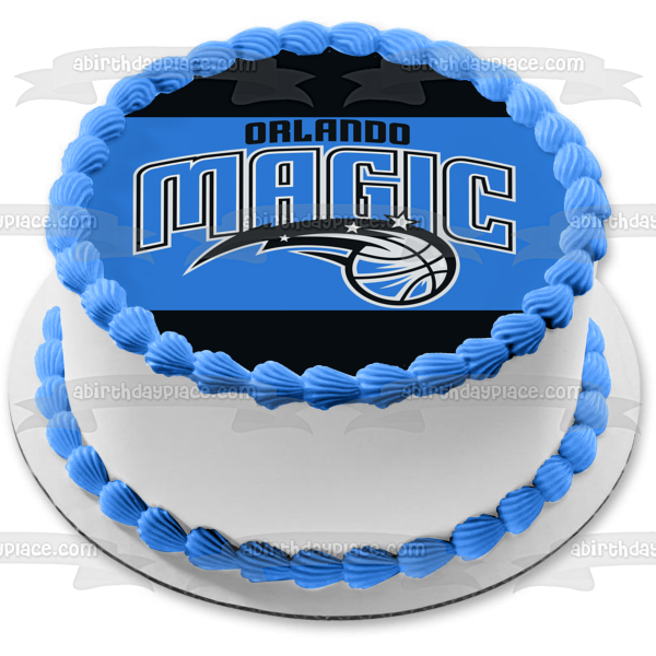 NBA Orlando Magic Team Logo Edible Cake Topper Image ABPID55910