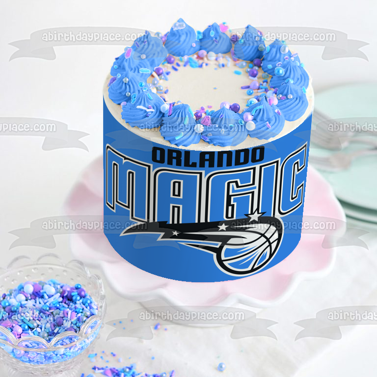 NBA Orlando Magic Team Logo Edible Cake Topper Image ABPID55910