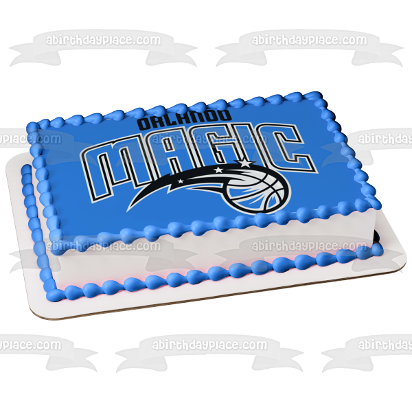 NBA Orlando Magic Team Logo Edible Cake Topper Image ABPID55910