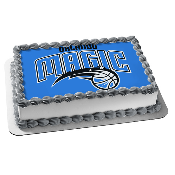 NBA Orlando Magic Team Logo Edible Cake Topper Image ABPID55910