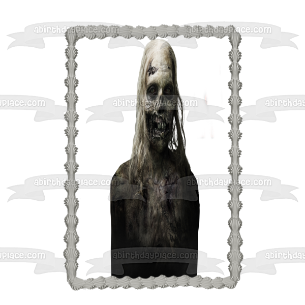 The Walking Dead Zombie Edible Cake Topper Image ABPID12400