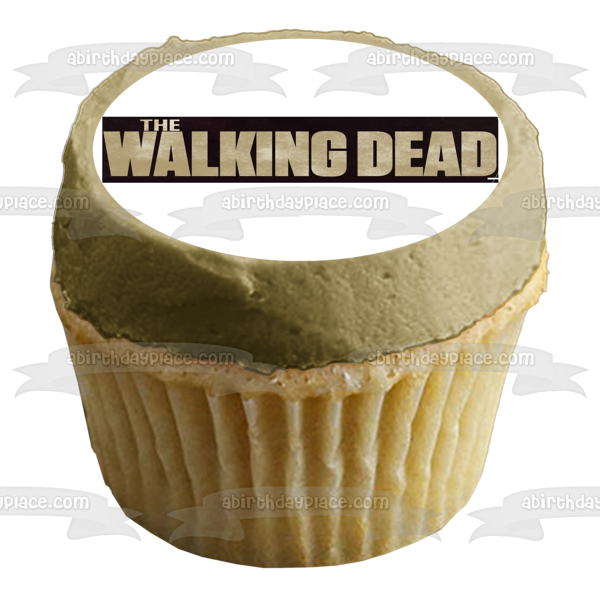 The Walking Dead Logo Edible Cake Topper Image ABPID12407