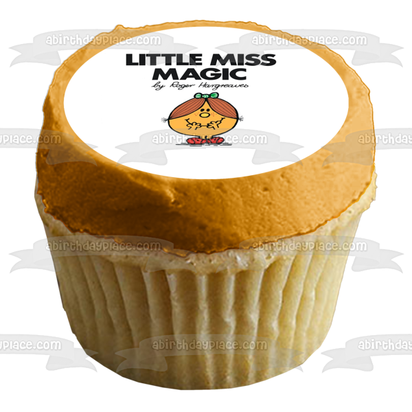 Adorno comestible para tarta Mr. Men Little Miss Magic, imagen ABPID12223 