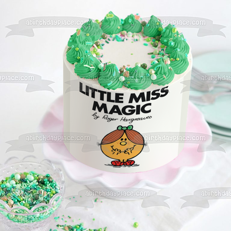 Adorno comestible para tarta Mr. Men Little Miss Magic, imagen ABPID12223 