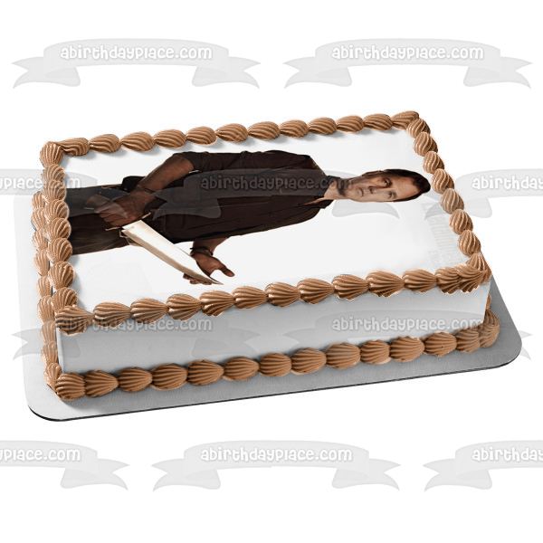 The Walking Dead the Governor Edible Cake Topper Image ABPID12414