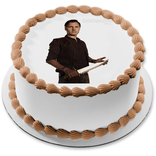 Decoración comestible para tarta con el Gobernador de The Walking Dead, imagen ABPID12414 