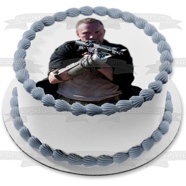 The Walking Dead Merle Dixon Edible Cake Topper Image ABPID12415