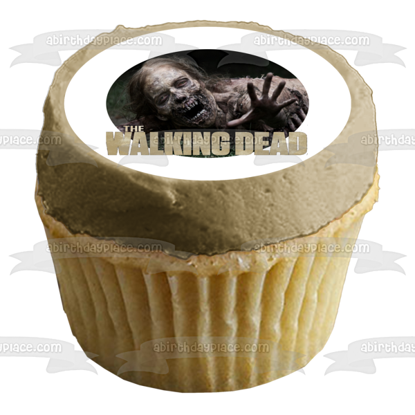 The Walking Dead Zombie Edible Cake Topper Image ABPID12418