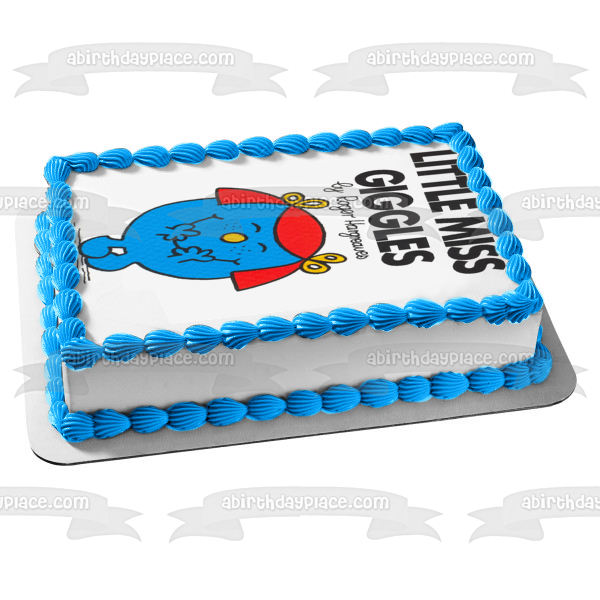 Imagen de decoración comestible para tarta Mr. Men Little Miss Giggles ABPID12226 