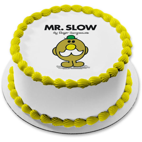 Imagen comestible para decoración de tarta Mr. Men Mr.Slow ABPID12227 