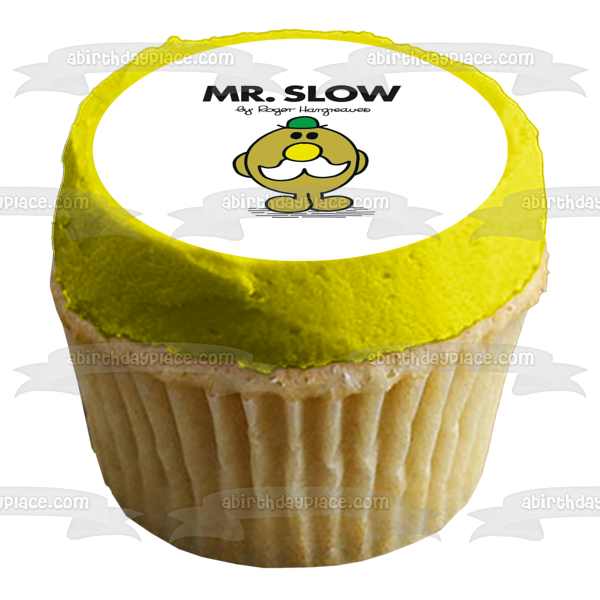 Imagen comestible para decoración de tarta Mr. Men Mr.Slow ABPID12227 