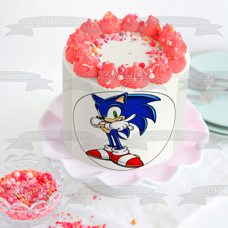 Imagen comestible para decoración de tarta de Sonic the Hedgehog ABPID12423 