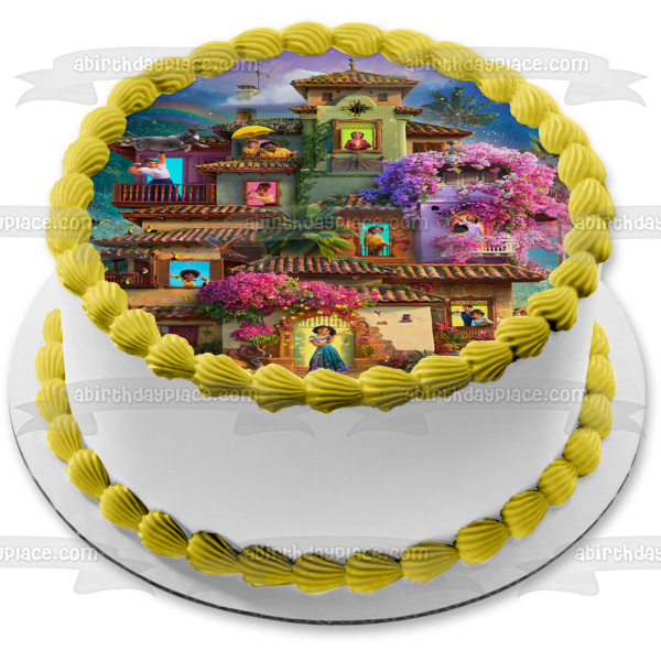 Disney Encanto Movie Poster Mirabel Julietta Isabella Edible Cake Topper Image ABPID54682