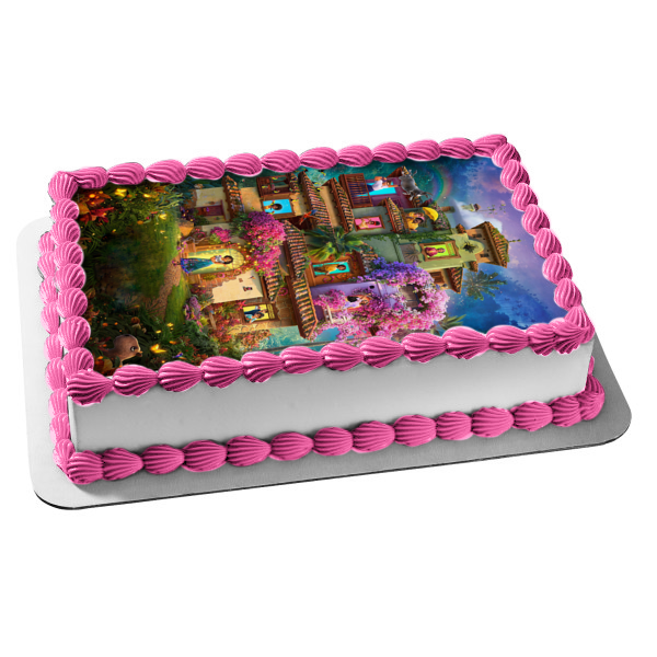 Disney Encanto Movie Poster Mirabel Julietta Isabella Edible Cake Topper Image ABPID54682