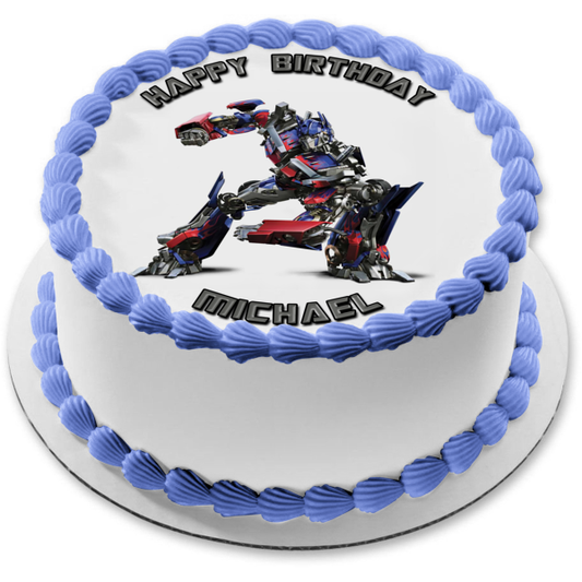 Imagen de decoración comestible para tarta Transformers Optimus Prime ABPID12606 