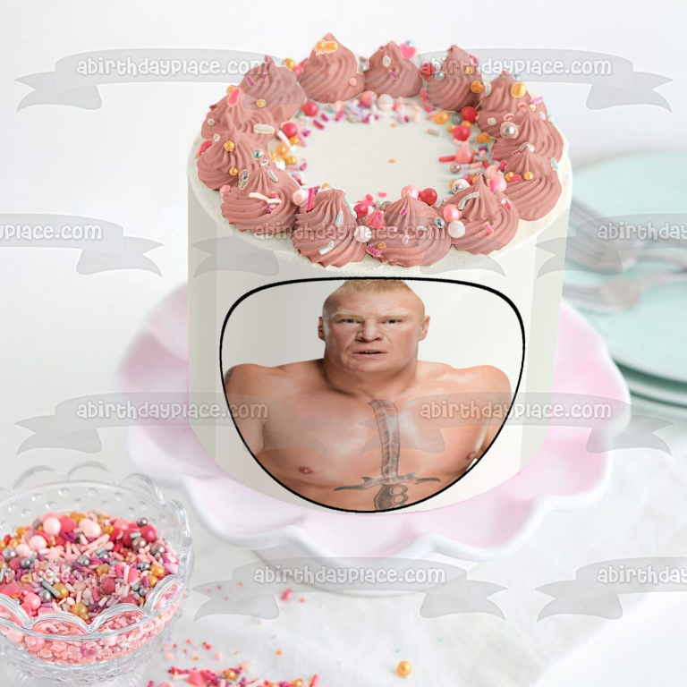 Imagen comestible para tarta de WWE World Wrestling Entertainment Brock Lesnar ABPID12474 