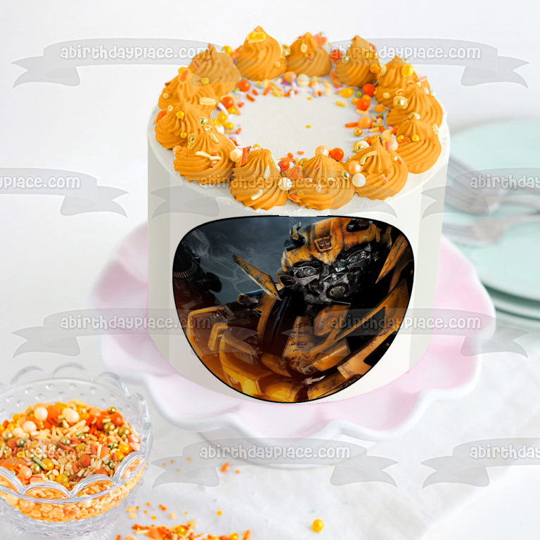 Bumblebee Movie Dropkick and Shatter Edible Cake Topper Image ABPID008 – A  Birthday Place