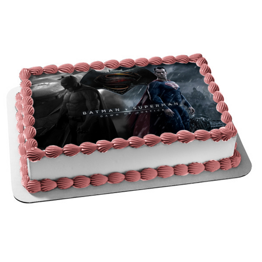 Batman vs. Superman: El amanecer de la justicia Imagen comestible para decoración de tarta ABPID56038 