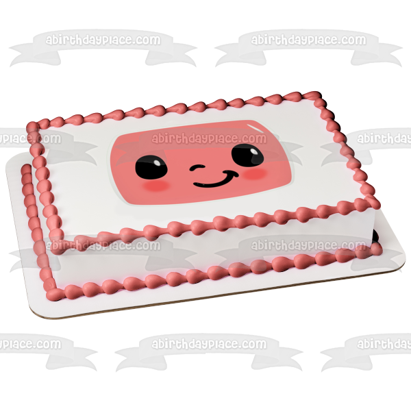 Adorno comestible para tarta con cara de Cocomelon, imagen ABPID56040 