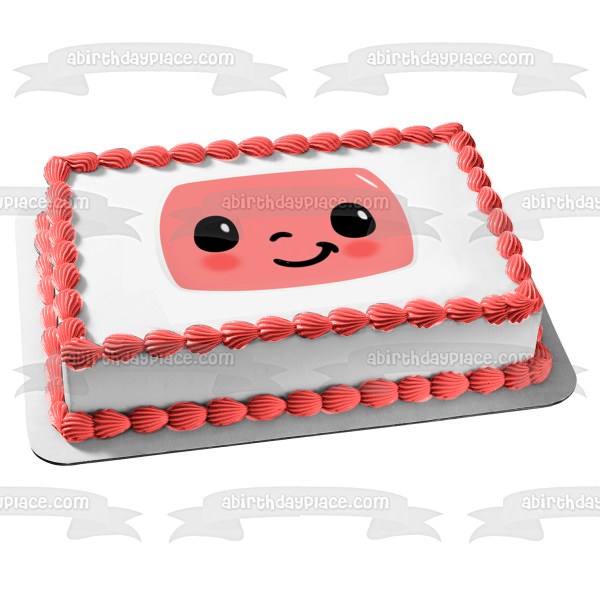 Adorno comestible para tarta con cara de Cocomelon, imagen ABPID56040 