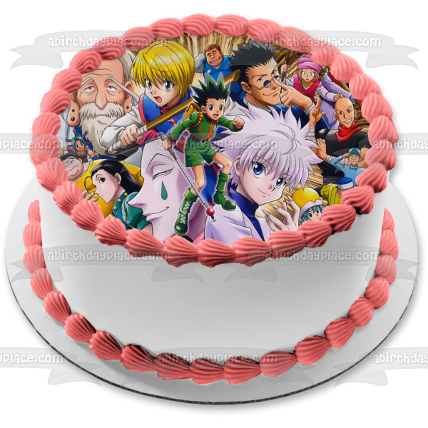 Hunter X Hunter Kurapika Gon Killua Leorio Edible Cake Topper Image ABPID56042