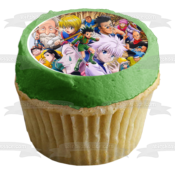 Hunter X Hunter Kurapika Gon Killua Leorio Edible Cake Topper Image ABPID56042