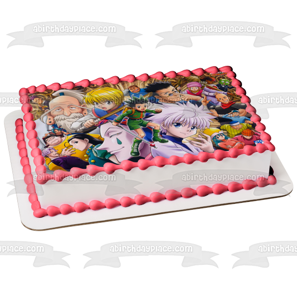 Hunter X Hunter Kurapika Gon Killua Leorio Edible Cake Topper Image ABPID56042