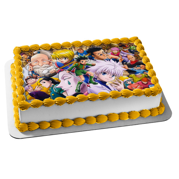 Hunter X Hunter Kurapika Gon Killua Leorio Edible Cake Topper Image ABPID56042