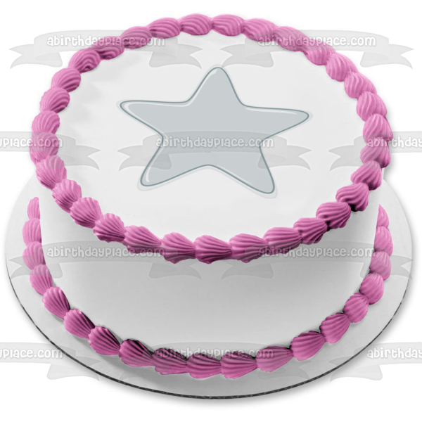 Adorno comestible para tarta con estrella azul de Pj Masks, imagen ABPID12700 