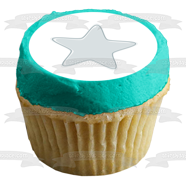 Adorno comestible para tarta con estrella azul de Pj Masks, imagen ABPID12700 