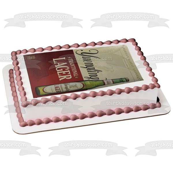 Yuengling Traditional Lager 12 Pack Box of Bottles Edible Cake Topper Image ABPID56152