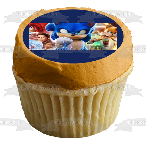 Sonic the Hedgehog 2 Knuckles Tails Tom Wachowski Maddie Wachowski Edible Cake Topper Image ABPID56248