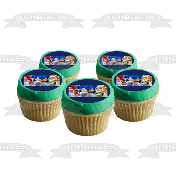 Sonic the Hedgehog 2 Knuckles Tails Tom Wachowski Maddie Wachowski Edible Cake Topper Image ABPID56248