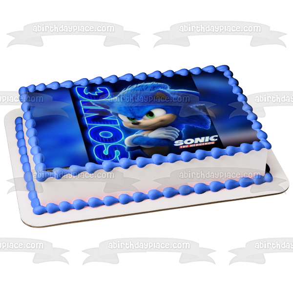 Sonic The Hedgehog Edible Image Photo Sugar Frosting Icing Cake Topper Sheet