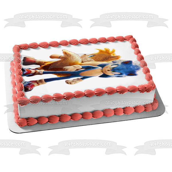 Sonic the Hedgehog Movie Edible Cake Topper Image ABPID56250 – A Birthday  Place