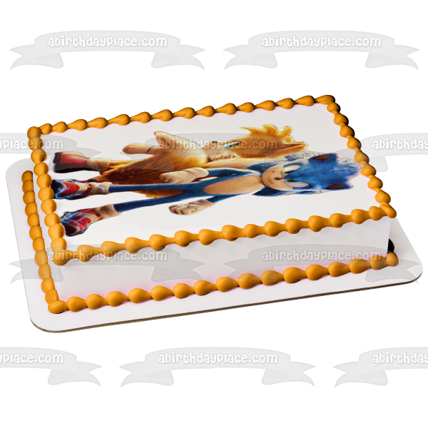 Sonic Headhog Movie MV Edible Cake Toppers – Cakecery
