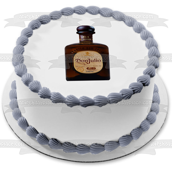 Don Julio Tequila Bottle Edible Cake Topper Image ABPID56183