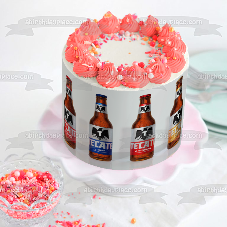 Edible Sugar Glass Beer Bottles