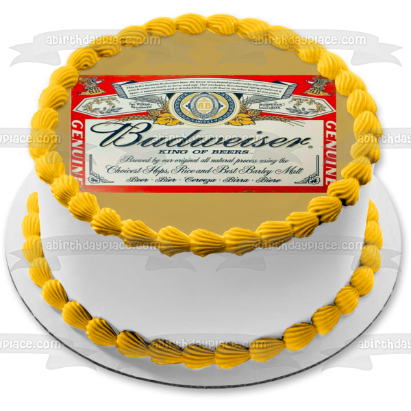 Pin by Crys Talbot Schwed on Cake ideas | Budweiser cake, Birthday beer cake,  Specialty cakes