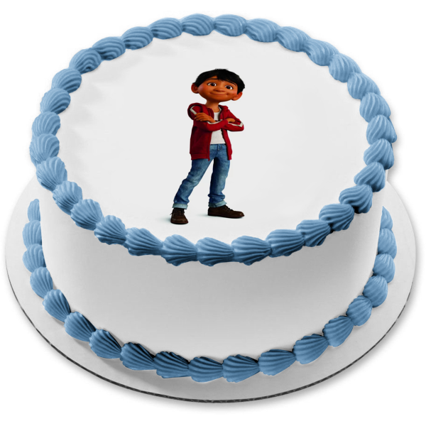 Adorno comestible para tarta de Disney Coco Miguel, imagen ABPID15109 