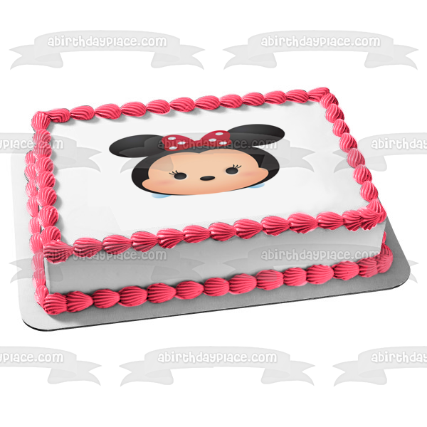 Imagen comestible para tarta de Minnie Mouse Tsum Tsum de Disney ABPID15126 