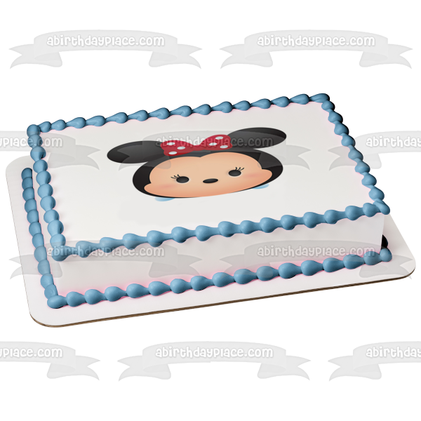 Imagen comestible para tarta de Minnie Mouse Tsum Tsum de Disney ABPID15126 