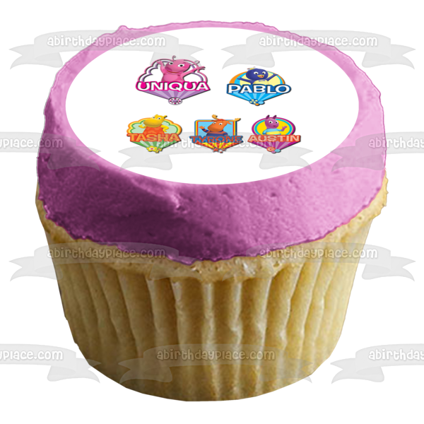 The Backyardigans Uniqua Pablo Tasha Tyrone Austin Edible Cake Topper Image ABPID15127