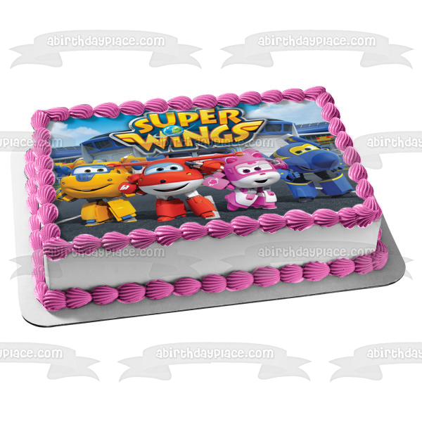 Imagen comestible para tarta de Super Wings Todd Dizzy Jerome Jett ABPID15246 