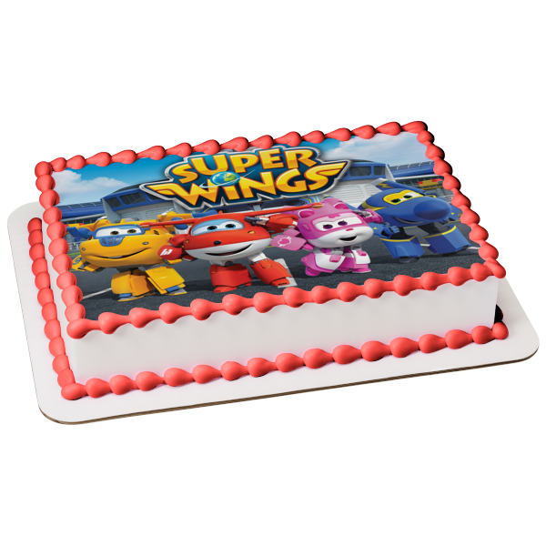 Imagen comestible para tarta de Super Wings Todd Dizzy Jerome Jett ABPID15246 