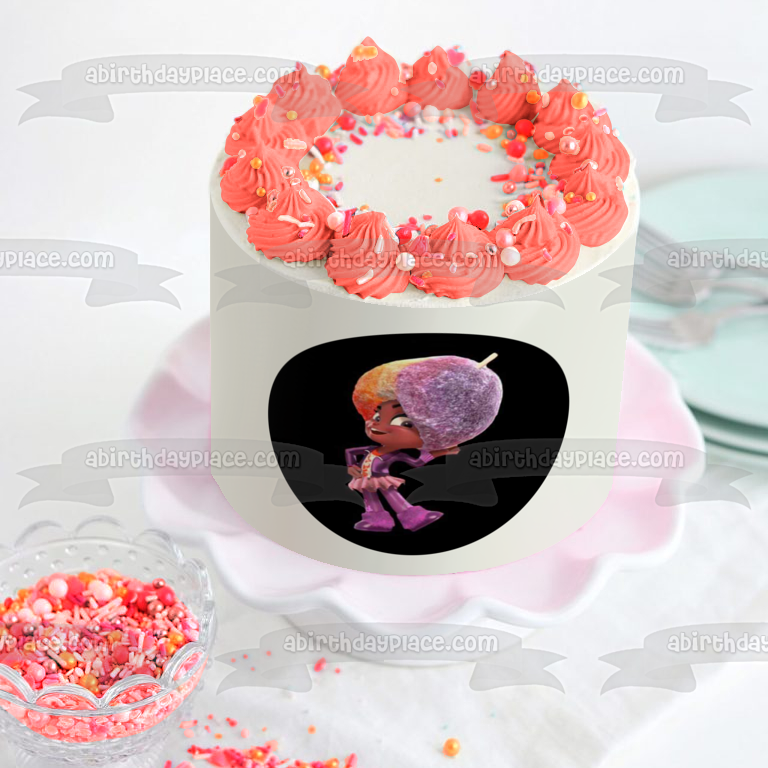 Wreck It Ralph Snowanna Rainbeau - Decoración comestible para tarta, imagen ABPID15343 