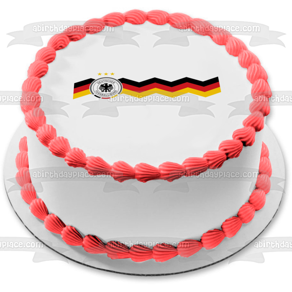 Germany National Football Team World Cup 2018 Logo Edible Cake Topper Image ABPID20638