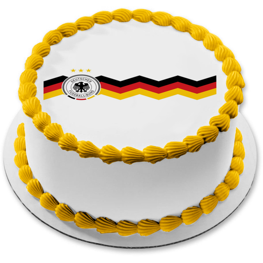 Germany National Football Team World Cup 2018 Logo Edible Cake Topper Image ABPID20638