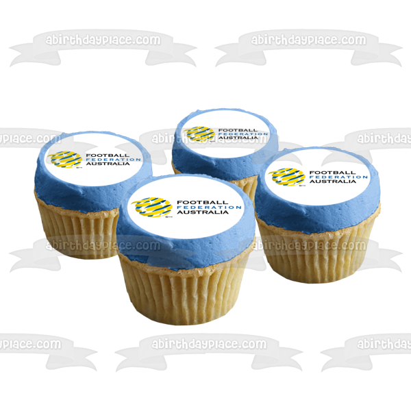 Football Federation Australia Logo Edible Cake Topper Image ABPID20642